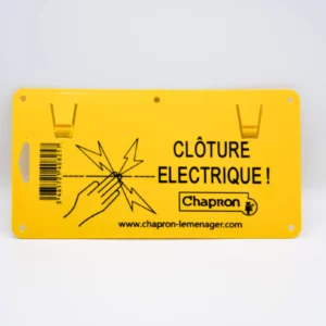 Plaque indicatrice chapron