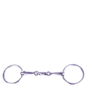 Filet à anneaux double brisure poney BR 14 mm
